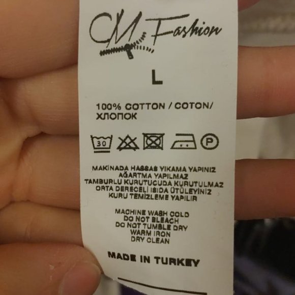 CM Fashion Hoodie Long Sleeve With Pockets Unisex -NAVY - Picture 5 of 5